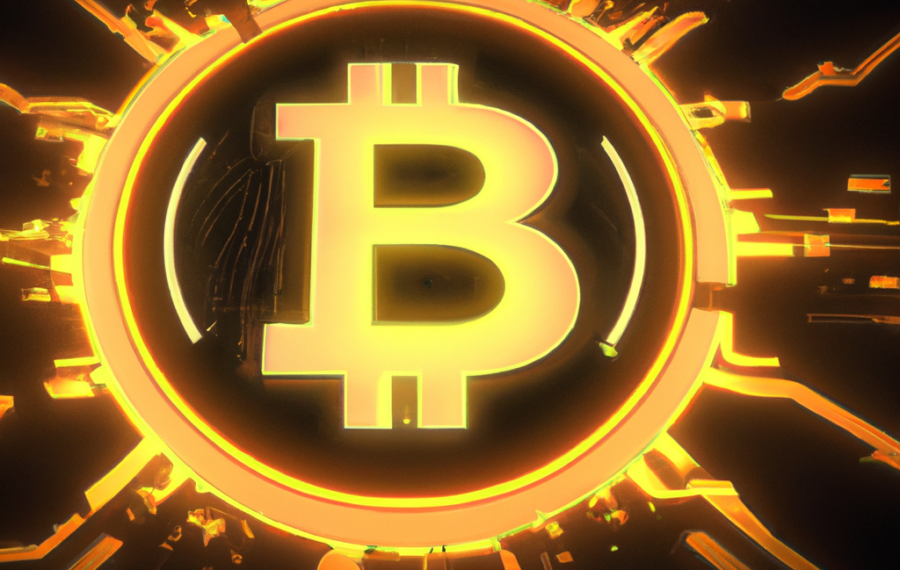 DALL·E 2024-02-16 15.52.38 – Generate an image that demonstrates why Bitcoin is valuable in the DigitalX brand. Instructions_ Bitcoin Symbolism_ Incorporate the Bitcoin logo prom