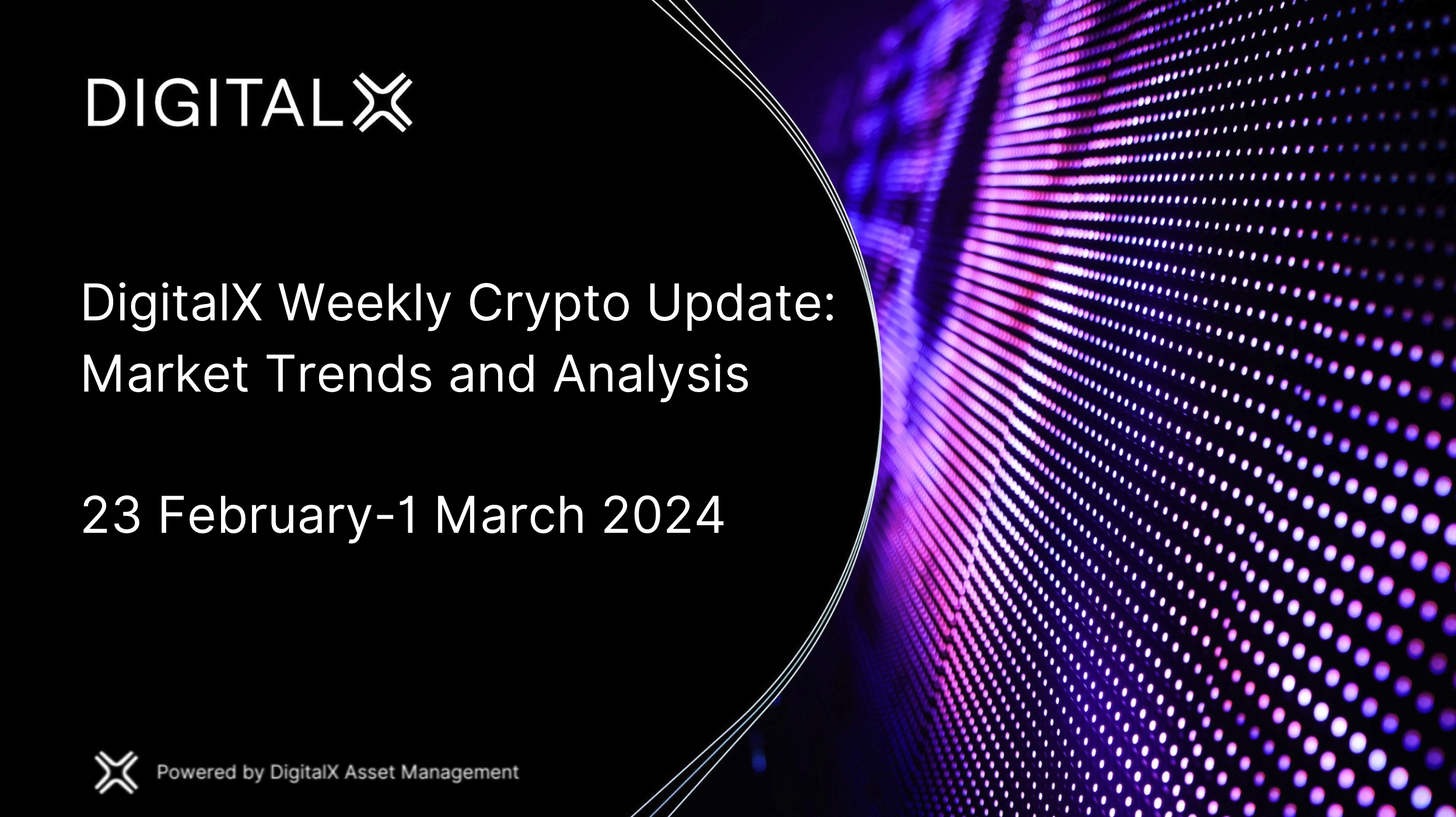 DigitalX Weekly Crypto Update: Market Trends and Analysis - DigitalX
